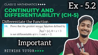 Class 12 Ex 52 Q10 Maths  Ex 52 class 12 maths q10  Question 10 exercise 52 Class 12 [upl. by Mckeon]