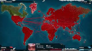 5 starsworld destroyed in 259 days in plague inc on bacteria mega brutal [upl. by Esinev990]