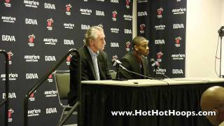 Norris Cole Miami Heat Intro Press Conference [upl. by Neeron118]