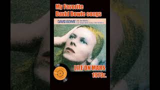 My Favorite David Bowie songs rock [upl. by Anahgem]