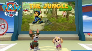 PAW Patrol Rescue Run 🐶 Help TRACKER and SKYE THE JUNGLE Map [upl. by Euqirdor528]