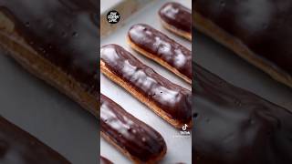 Ultra indulgent chocolate eclairs at home Who loves eclairs Recipe on my site thescranline [upl. by Zampino401]