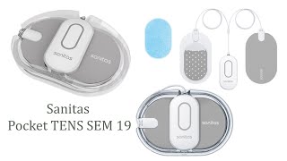 Sanitas Portable Pocket TENS SEM 19 REVIEW [upl. by Malchus784]