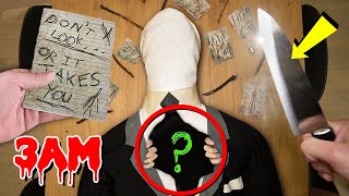 CUTTING OPEN REAL SLENDERMAN AT 3 AM WHATS INSIDE [upl. by Shirlene]