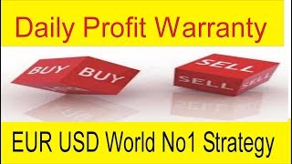 EUR USD World No 1 Strategy Daily Confirm Profit Tani Forex Warranty Trading Method in Urdu amp Hindi [upl. by Graehme]