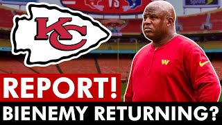 🚨REPORT Eric Bieniemy RETURNING To The Chiefs If Fired By Washington  MAJOR Chiefs Rumors [upl. by Namrehs]