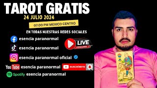 Esencia Paranormal Maestro Angel Cordoba TAROT EN VIVO 24 Julio 2024 0700pm [upl. by Rudyard]