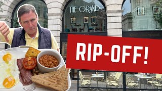 Reviewing a FAMOUS EXPENSIVE LONDON CAFE  MASSIVE RIP OFF [upl. by Valente]