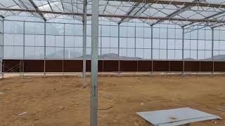 PC solar panel greenhouse is under construction [upl. by Haslett]