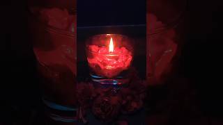 Water glass diya shortfeed Art and craftsortsrose oil [upl. by Kho]