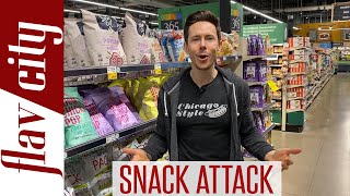 The HEALTHIEST Snack Foods At The Grocery Store  Chips Popcorn amp More [upl. by Aerbua]