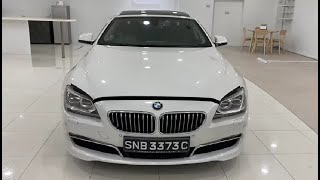 BMW 640I Gran Coupe M Sport HUD NAV Sunroof 2014 White  SNB3373C [upl. by Nyladnarb]