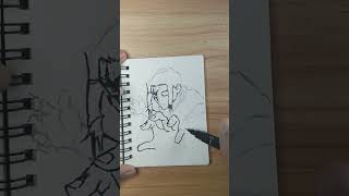 Drawing Noritoshi Kamo from Jujutsu Kaisen animeedit animedrawing animesketch jujutsukaisen [upl. by Hgielac]