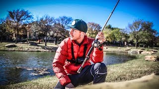 Bass Fishing in Ponds across Frisco amp Plano Texas [upl. by Ehcor]