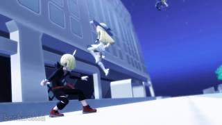 【MMD x Pokemon 60FPS】Gladion amp Lillie vs Lusamine [upl. by Esinahs]