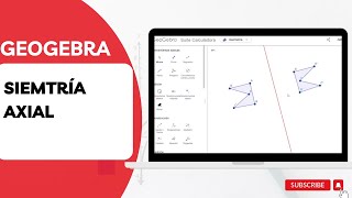 Simetría Axial  GeoGebra [upl. by Aleck]