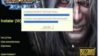 Instalar Warcraft III The Frozen Throne [upl. by Sibyls]