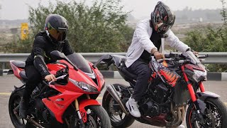 Daytona 675 vs Z900  Most Unbelievable Race Ever🔥 [upl. by Einafpets65]