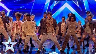 Could ZOMBIES win BGT The undead storm our stage  Auditions  BGT 2018 [upl. by Bruyn655]