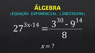 LINDA EQUAÇÃO EXPONENCIAL [upl. by Frissell]