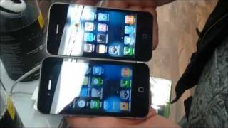 iPhone 4 vs KiPhone 4  UNBOXING  TEST [upl. by Hermosa50]