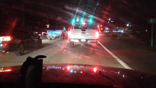 DashCamN Night Cam Metro Parkway to Grosebeck to Cass to Romeo Plank2 [upl. by Aday]