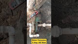 12 Volt DC motor consumes WattageWater motorPaani wali motor aik panel per chal watermotorwater [upl. by Dorothee]