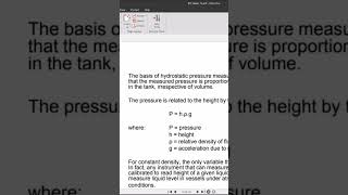 Hydrostatic pressurebased Based Level Measurement Industrial Process Control levelmeasurement [upl. by Atteinotna]