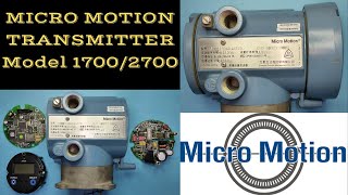 Micro Motion Transmitter Model 1700 and 2700  How Micro Motion Transmitter Model 1700 Works [upl. by Fulton]