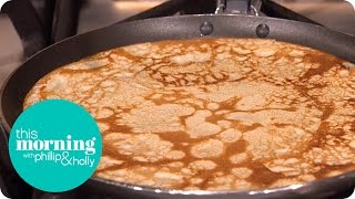 Recreating the Findus Crispy Pancake  This Morning [upl. by Atiuqram]