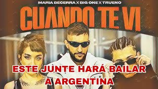 Maria Becerra Trueno Big One En colaboración para un hit mundial [upl. by Anaugahs787]