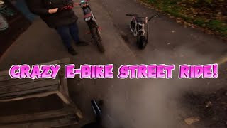 CHAIN Comes Off At High Speed EBike Street Ride Ebox 20DragsterTalaria Sting R  GoPro POV [upl. by Eidahs]