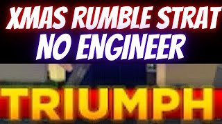 Tds Xmas rumble strat EASY roblox tower defense simulator [upl. by Clary]