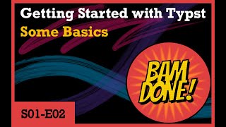 Getting Started with Typst  Some Basics S01E02 [upl. by Guilbert801]