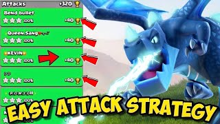 Electro Dragon Top Best Th15 Air Attack Strategy  COC Th15 Electro Dragon Attack Strategy  COC [upl. by Atsugua]