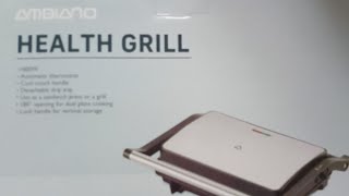 AMBIANO Health Grill aldi ambiano Unboxing [upl. by Ellehcyt]