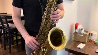 216xxx Selmer Mark VI Tenor Saxophone Demo wwwdcsaxcom [upl. by Tamas658]