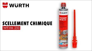 Scellement chimique polyvalent WITVM 250  Würth AG [upl. by Esinaej]