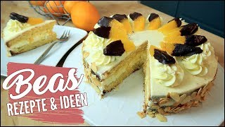 OrangenButtercremetorte Rezept  Eine frisch fruchtige Torte backen [upl. by Yentruocal]