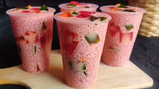 Iftar Drink  Iftar Recipe  Summer Drink  Sago Drink  Papas Kitchen Ramadan 2020 [upl. by Cairns]