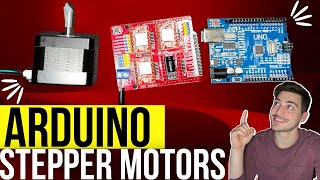 How to Control Stepper Motors with Arduino using a GRBL CNC Shield [upl. by Minerva]