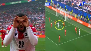 Mikautadze Goal Vs Turkey👌🔥 euro2024 [upl. by Aaren]