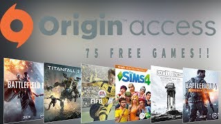 Get 75 Games FREE With Origin Access BEST DEAL EVER [upl. by Jesus]