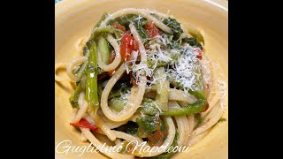 PASTA CON FRIARIELLI POMODORINI E PECORINO [upl. by Narahs]