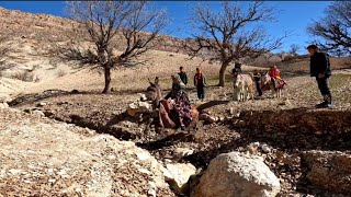 Fertilization of arable land in the mountains by a rural family [upl. by Migeon369]