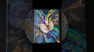 fun with floetrol layering a painting art abstractart painting fyp artvideo fluidart reels [upl. by Yrod181]