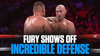 Tyson Fury Dodges a Flurry of Punches [upl. by Eahsed]