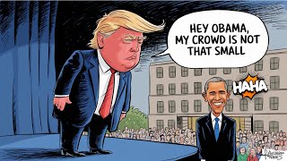 Trump’s Hilarious Crowd Size Obsession [upl. by Anees]