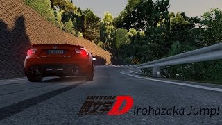 Assetto Corsa  Initial D Irohazaka Shortcut Jump [upl. by Dupaix]