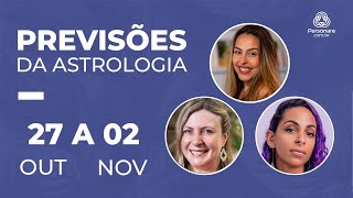 Previsões da Astrologia 27 de Outubro a 02 de Novembro  PERSONARE [upl. by Tracay516]